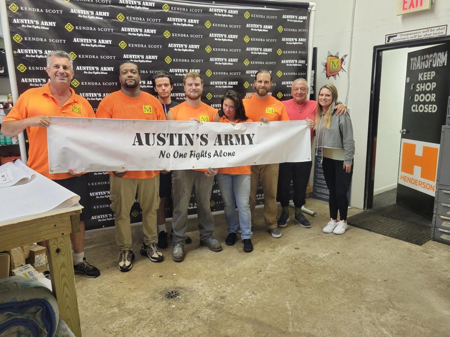 Martino Signs is Proud to Sponsor and Support Austin’s Army, A Local Philadelphia Cause